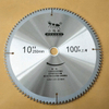 10-дюймовый 100-зубый циркулярный пильный диск TCT для резки дерева