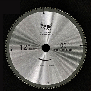 12-дюймовая циркулярная пила для резки алюминия с 100 зубьями TCT